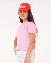 Load image into Gallery viewer, Rip Curl Surf Puff Baby Crop Tee - Bright Pink
