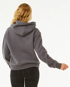 Rip Curl Butterfly Icon Relaxed Hoodie - Charcoal Grey
