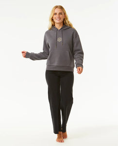 Rip Curl Butterfly Icon Relaxed Hoodie - Charcoal Grey