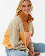 Load image into Gallery viewer, Rip Curl Block Party Polar Fleece Quarter Zip Sweater
