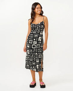 Rip Curl Beach Party Midi Dress - Black Arnold's Rip Curl Beach Party Midi Dress - Black Arnold's