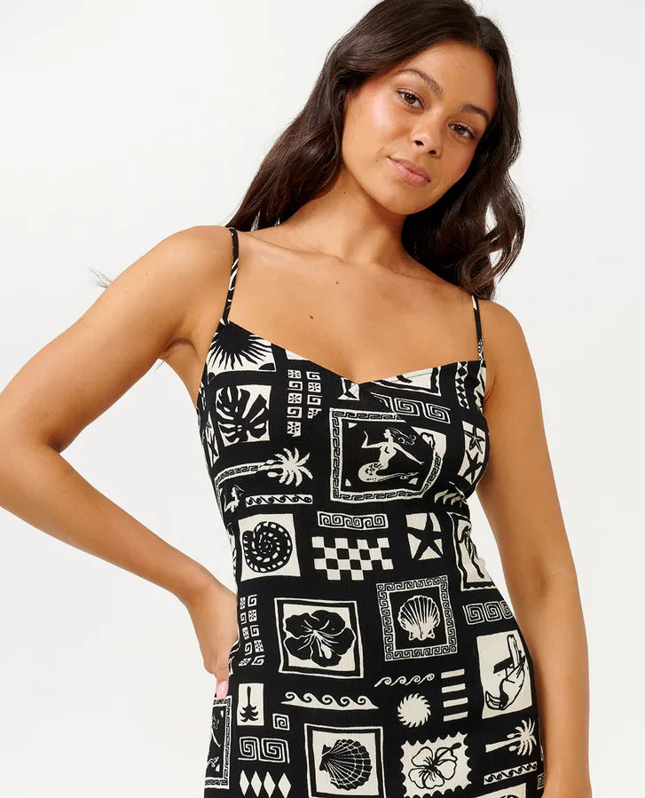 Rip Curl Beach Party Midi Dress - Black Arnold's Rip Curl Beach Party Midi Dress - Black Arnold's