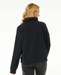 Rip Curl Soleil 1/4 Zip Pullover - Black