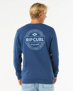 Rip Curl Stapler Crew - Washed Navy