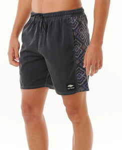 Rip Curl Sideways Volley Shorts - Black Wave