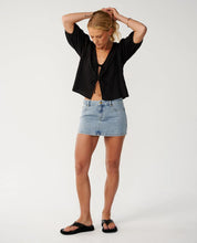 Load image into Gallery viewer, Rip Curl Vibe Surf Tie Front Top - Black
