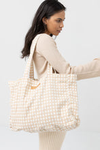 Load image into Gallery viewer, Rhythm Lola Check Tote - Clay
