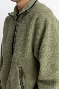 Rhythm Sherpa Pullover - Sage