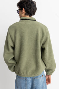 Rhythm Sherpa Pullover - Sage