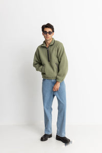 Rhythm Sherpa Pullover - Sage