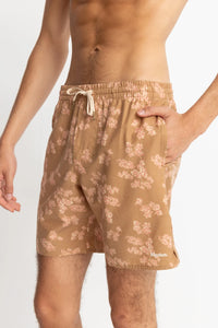 Rhythm Iris Beach Short - Tobacco