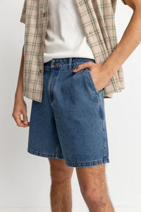 Rhythm Denim Essential Short - Dark Blue