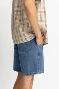 Rhythm Denim Essential Short - Dark Blue
