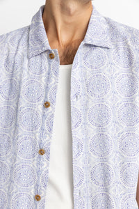 Rhythm Parkway Short Sleeve Shirt - Lavender