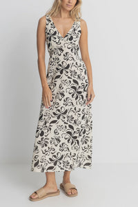 Rhythm Sundance Floral Maxi Dress - Natural