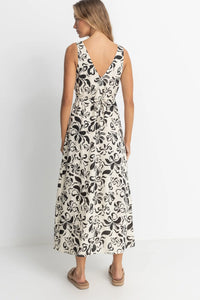 Rhythm Sundance Floral Maxi Dress - Natural