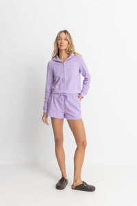 Rhythm Light Layers Zip Up  - Lavender