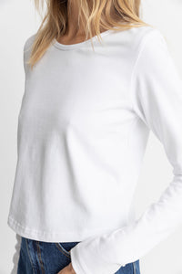 Rhythm Winona Long Sleeve Shirt - White