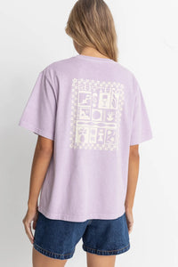 Rhythm Scenescape Oversized T-Shirt - Lilac