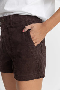 Rhythm Fatigue Corduroy Short - Chocolate