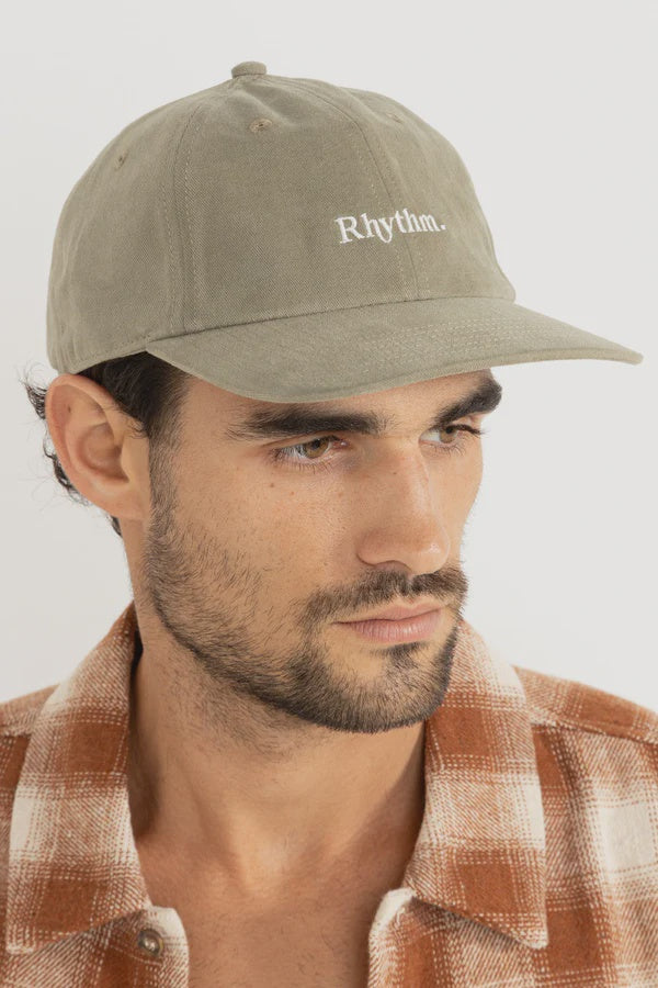Rhythm Essential Brushed Twill Cap - Sea Grass