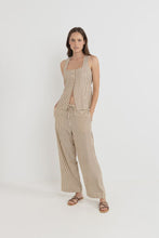 Load image into Gallery viewer, Rhythm Cove Stripe Long Vest - Natural
