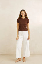 Load image into Gallery viewer, Rhythm Everyday Rib Tee - Chocolate
