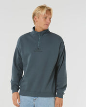 Load image into Gallery viewer, Rip Curl Pill Icon 1/4 Zip Crew - Pine Night

