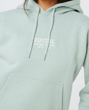 Load image into Gallery viewer, Rip Curl Surf Staple Relaxed Hood - Aqua Gray
