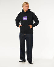 Load image into Gallery viewer, Rip Curl Rip Script Icon Hood - Black

