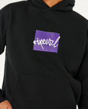 Load image into Gallery viewer, Rip Curl Rip Script Icon Hood - Black
