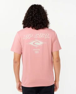 Rip Curl Fade Out Icon Tee - Mushroom