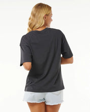 Load image into Gallery viewer, Rip Curl Slow Down Heritage Tee - Washed Black
