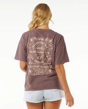Load image into Gallery viewer, Rip Curl Cosmic Summer Heritage Tee - Eggplant
