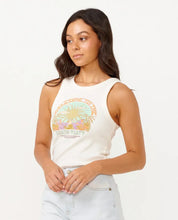 Load image into Gallery viewer, Rip Curl Tropicana Ribbed Tank - Bone
