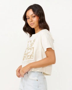 Rip Curl Sunset Seeker Crop Tee - Bone
