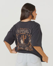 Load image into Gallery viewer, Rip Curl Desert Queen Heritage Tee - Washed Black
