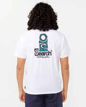 Load image into Gallery viewer, Rip Curl Vaporcool Search Stack Tee - White
