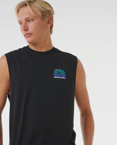 Rip Curl Vaporcool Search Trek Muscle - Black