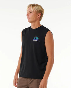 Rip Curl Vaporcool Search Trek Muscle - Black