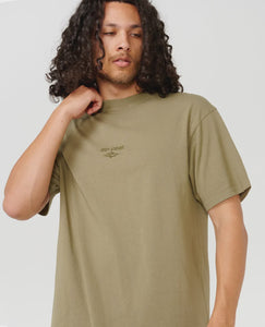 Rip Curl Fade Out Embroid Tee - Washed Moss