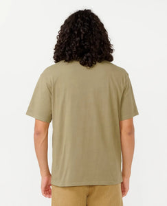 Rip Curl Fade Out Embroid Tee - Washed Moss