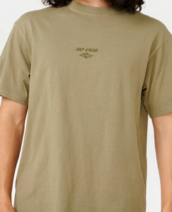 Rip Curl Fade Out Embroid Tee - Washed Moss