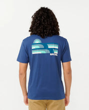 Load image into Gallery viewer, Rip Curl Surf Revival Line Up Tee - Washed Navy
