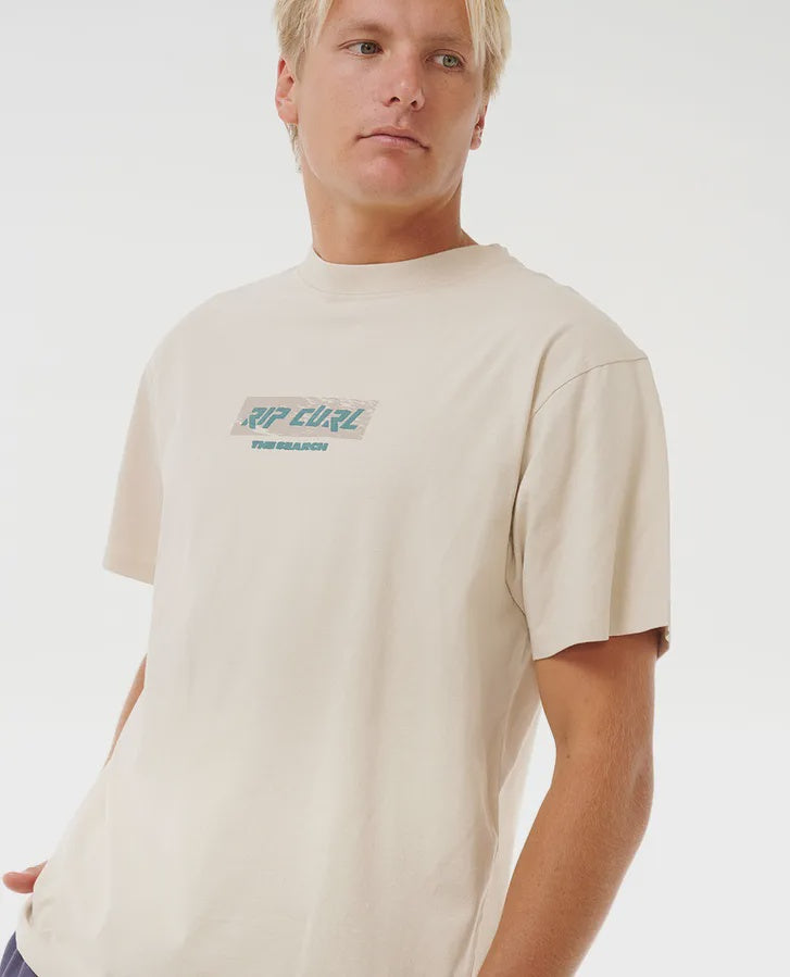 Rip Curl Quest Fade Out Tee - Vintage White