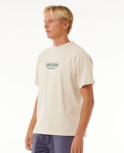 Rip Curl Quest Fade Out Tee - Vintage White