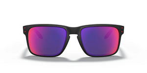 Oakley Holbrook Sunglasses -  Matte Black W/ Positive Red Iridium