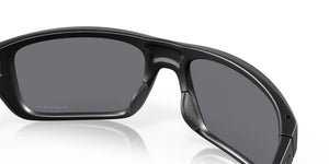Oakley Drop Point Sunglasses - Matte Black w/ Grey