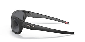 Oakley Drop Point Sunglasses - Matte Black w/ Grey