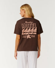 Load image into Gallery viewer, Rip Curl Paradise Motel Relaxed Tee - Brown
